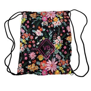 Vera Bradley Drawstring Backpack Retired Tangerine Twist Boho School Travel